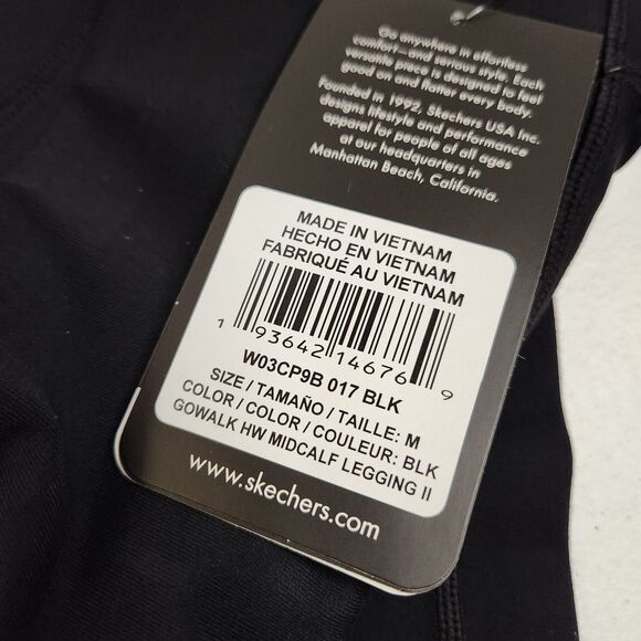 Skechers Go Walk Leggings – Women’s M | Black, High-Waist, Mid-Calf | NWT - Picture 4 of 8